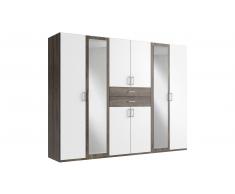 JUSTyou Vienna Armario puerta abatible Blanco Roble