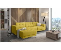 JUSTyou Tirili Sofá esquinero Amarillo Velour