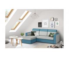 JUSTyou Delbert Lift Sofa esquinero Azul Gris