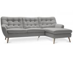 JUSTyou Genise Sofá esquinero Estructura Gris