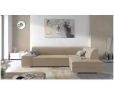 JUSTyou Piave Sofá esquinero Beige Velour
