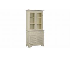 JUSTyou Pesaro Vitrina Pappel Crema Marrón