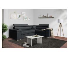 JUSTyou Tarin Sofa esquinero Negro I