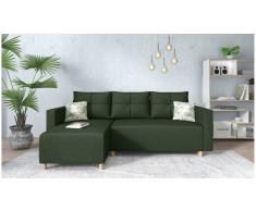 JUSTyou Lamone Sofá Verde Tejido estructurado