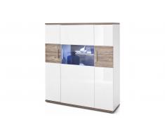 JUSTyou Indio Aparadores altos Blanco | Stirling Roble