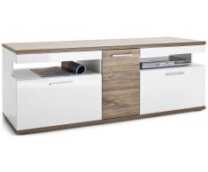 JUSTyou Indio Mueble TV Blanco | Stirling Roble