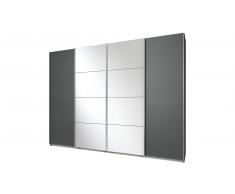 JUSTyou Amadora Armario puerta deslizante Grafito