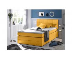 JUSTyou Albany I Cama Box Spring 140x200 cm Amarillo