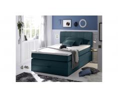 JUSTyou Albany I Cama Box Spring 120x200 cm Azul