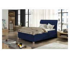 JUSTyou Happy Cama Box Spring Azul Velours 140x200