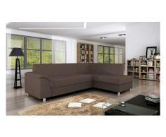 JUSTyou BARDOT Sofá esquinero Marrón