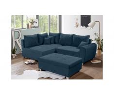 JUSTyou Des Moines Sofa esquinero Azul