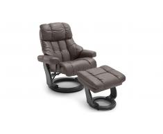 JUSTyou Carnegie XXL Sillón Marrón Negro
