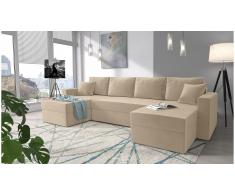JUSTyou Rubicon Sofa modulare Beige Velour