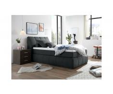 JUSTyou Pierre Cama Box Spring Velour 160x200 cm