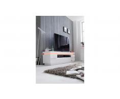 JUSTyou Anabella II Mueble TV Blanco brillante