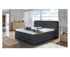 JUSTyou Falun Cama Box Spring Antracita 140x200