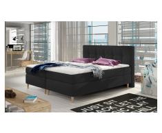 JUSTyou Eden Cama Box Spring Grafito 160x200