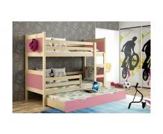 JUSTyou Leon Litera Pino Rosa 80x160 cm