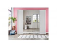 JUSTyou Valbom Armario puerta abatible Blanco