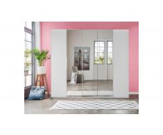 JUSTyou Valbom Armario puerta abatible Blanco