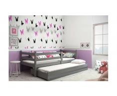 JUSTyou Kera con cama supletoria Cama Grafito