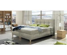 JUSTyou Malta Cama Box Spring Crema 160x200