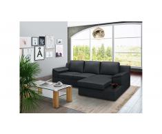 JUSTyou Radella Sofa esquinero Negro I
