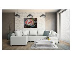 JUSTyou Felisia Sofá esquinero Cama Blanco