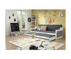 JUSTyou Tore Cama funcional Blanco Grafito