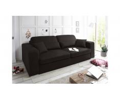 JUSTyou Virginia Sofá esquinero Marrón