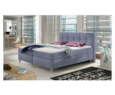 JUSTyou Eden Cama Box Spring Azul 140x200
