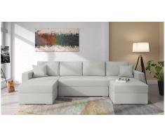 JUSTyou Savio Sofa modulare Gris Cuero sintetico