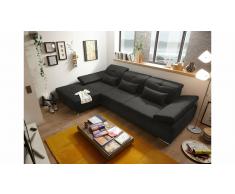 JUSTyou Oregon Sofá esquinero Gris