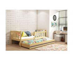 JUSTyou Frank con cama supletoria Cama Pino Grafito
