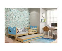 JUSTyou Ola con cama supletoria Cama Pino Azul