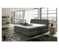 JUSTyou Gala Multi Cama Box Spring Gris 140x200