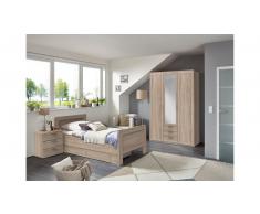 JUSTyou Clara Conjunto de dormitorio Roble Sonoma