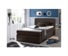 JUSTyou Albany I Cama Box Spring 140x200 cm Marrón