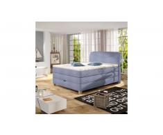 JUSTyou Santino Cama Box Spring Azul 100x200