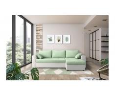 JUSTyou Anelis Sofa esquinero Blanco Verde