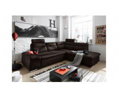 JUSTyou Texas Sofá esquinero Marrón