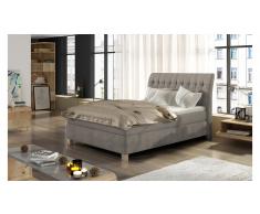 JUSTyou Happy Cama Box Spring Beige Velours 100x200