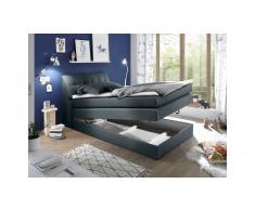 JUSTyou Bismarck I Cama Box Spring 120x200 cm Azul
