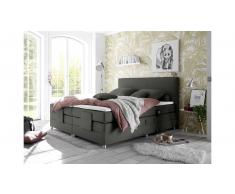 JUSTyou Memphis Cama Box Spring Antracita