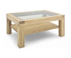 JUSTyou Sibylla Mesa de café Roble Gris