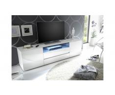 JUSTyou Mathilda I Mueble TV Blanco brillante