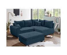JUSTyou Des Moines Sofa esquinero Azul