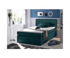 JUSTyou Albany I Cama Box Spring 140x200 cm Azul
