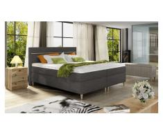 JUSTyou Scandia Cama Box Spring Gris 180x200